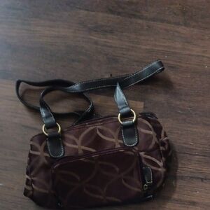 Brown Patterned Women's Bag